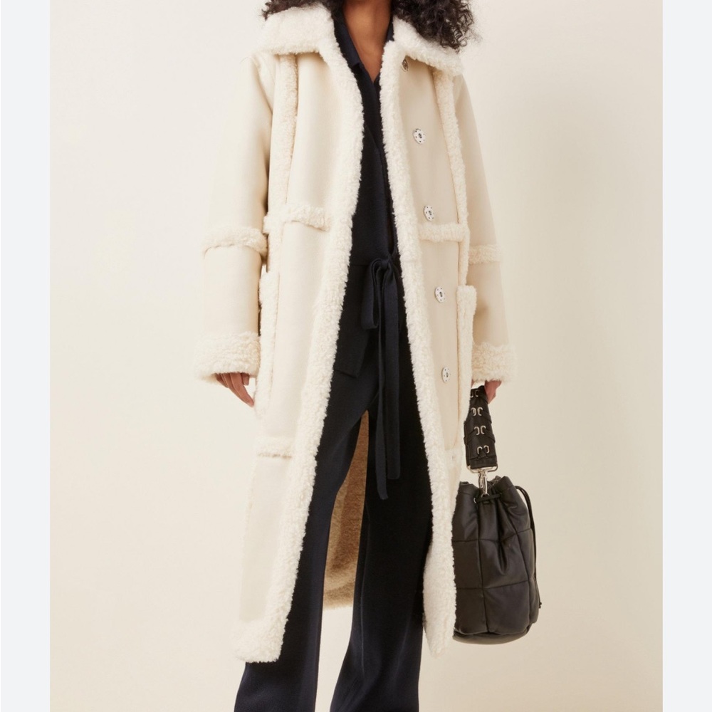 LAST CALL- Stand Studio Patrice Faux Shearling Coat